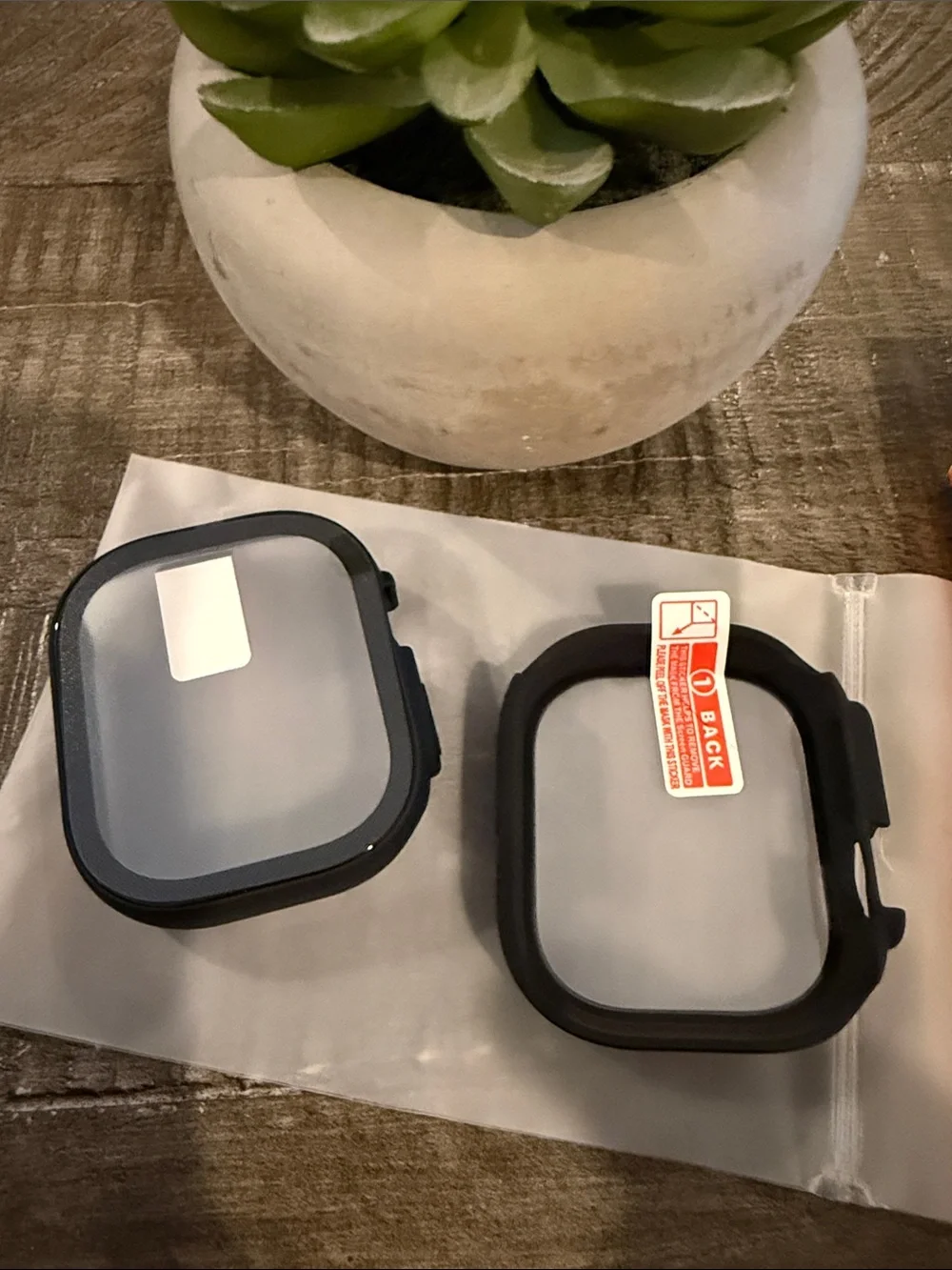 Apple Watch Black Protective Case - 49mm - 2 Pack - NIB